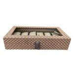 Organizador Ref. 1207 beige con diseño para 12 relojes - Image 2