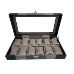 Organizador Ref. 1204 negro gris para 12 relojes