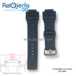 Pulso Compatible con Casio | Ref. AQ-S810