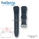 Pulso Compatible con Casio | Ref. SGW-400 - Image 3
