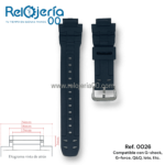 Pulso Compatible con G-Shock, G-Force, Q&Q, Loto | Ref. 0026 - Image 3