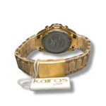 Reloj Kairos Mujer AS130-404 Oro Rosa con Tablero Rosa y Cristales Decorativos - Image 4
