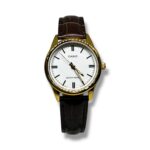 Reloj Casio Dama Elegancia Clásica | LTP-V005GL-7A Cuero Marrón