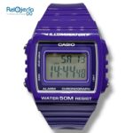 Reloj Casio W215H Morado | Estilo Retro con Tecnología Moderna