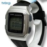 Reloj Casio Unisex Retro Negro Plateado F‑201WAM‑7AVDF | Estilo, Durabilidad, Funcionalidad - Image 2