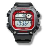 Reloj Casio DW-291H Masculino Negro con Rojo | Resistencia, Potencia y Estilo