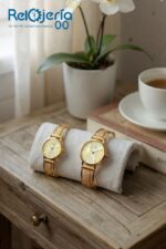 Relojes Q&Q Esqueleto en Pareja Dorado | Elegancia, Estilo y Conexión - Image 9