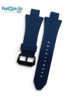 Correa Compatible con Reloj Invicta Aviator 39265 | Pulso de Silicona Azul - Image 3