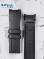 Correa Compatible con Reloj Festina 22mm Terminal Curvo | Pulso de Silicona Negro - Image 5