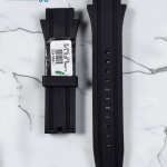Correa Compatible con Reloj Casio Edifice EFX-520 - Pulso de Resina / PVC Negro