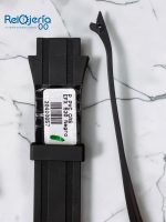 Correa Compatible con Reloj Casio Edifice EFX-520 - Pulso de Resina / PVC Negro - Image 5