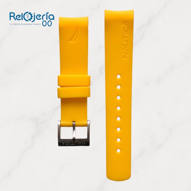 Correa para reloj Nautica velero Amarillo_Relojeria00