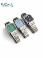 Reloj Cuadrado Unisex - Color plateado - Image 4